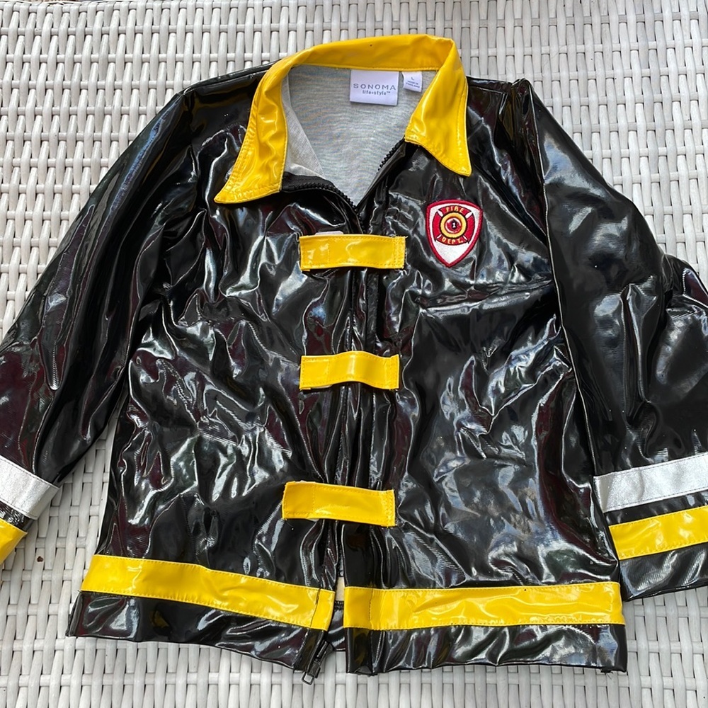 👨🏼🚒KIDS COSTUME- Kids Fire Fighter Jacket - Size L